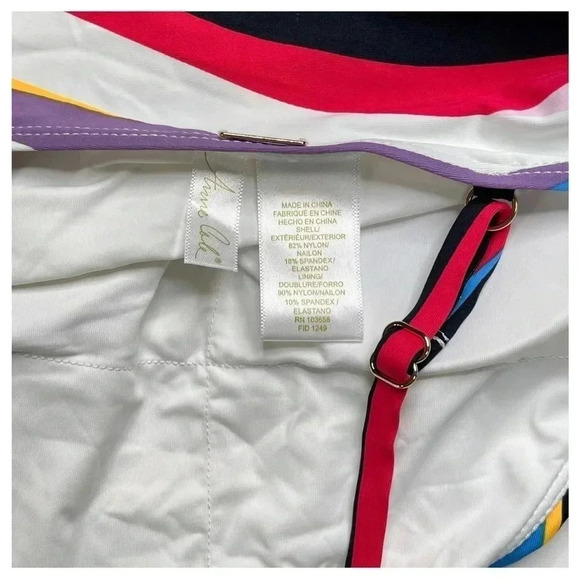 Anne Cole Womens XS Wavy Stripe Halter Tankini Swim Top - Picture 11 of 14